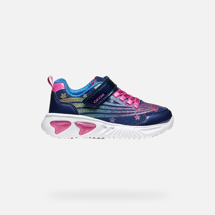 Shoes with lights ASSISTER GIRL Blue | GEOX