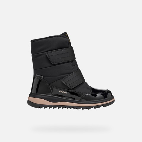 Waterproof snow ankle boots ADELHIDE ABX GIRL Black - image number 1 | GEOX