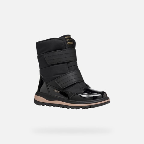 Waterproof snow ankle boots ADELHIDE ABX GIRL Black - image number 2 | GEOX