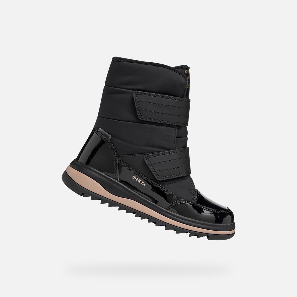 Waterproof snow ankle boots ADELHIDE ABX GIRL Black - image number 0 | GEOX