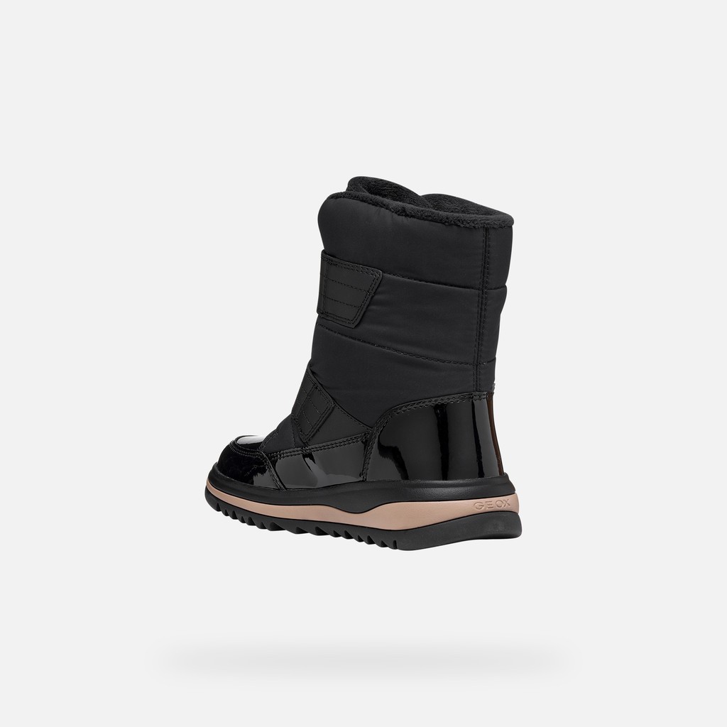 Waterproof snow ankle boots ADELHIDE ABX GIRL Black - image number 3 | GEOX