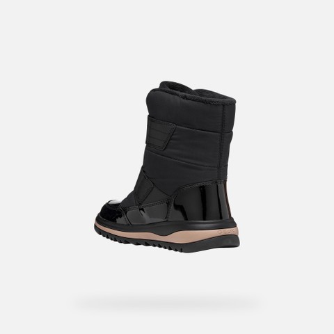 Waterproof snow ankle boots ADELHIDE ABX GIRL Black - image number 3 | GEOX