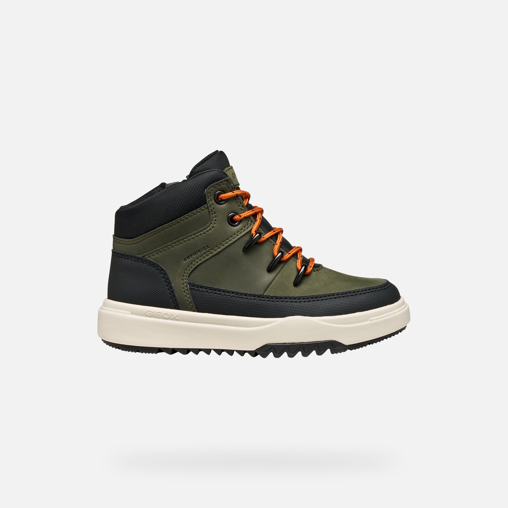 Waterproof boots BUNSHEE ABX BOY Military - image number 1 | GEOX