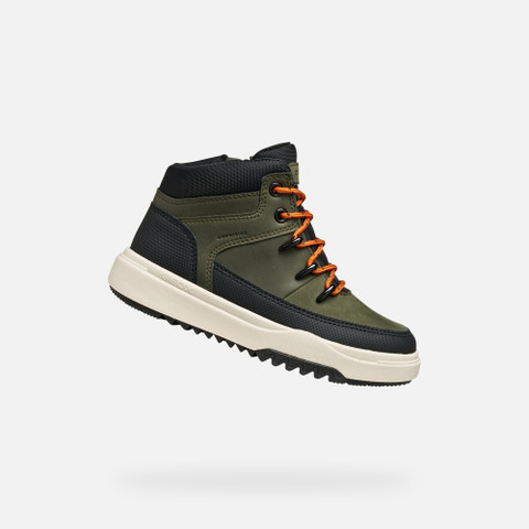 Waterproof boots BUNSHEE ABX BOY Military - image number 0 | GEOX