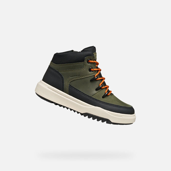 Waterproof boots BUNSHEE ABX BOY Military | GEOX