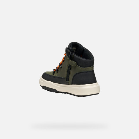 Waterproof boots BUNSHEE ABX BOY Military - image number 3 | GEOX