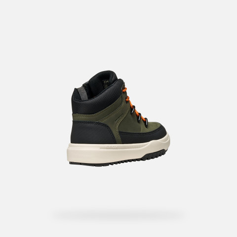 Waterproof boots BUNSHEE ABX BOY Military - image number 4 | GEOX