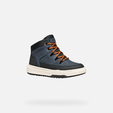 Waterproof boots BUNSHEE ABX BOY Denim - image number 2 | GEOX