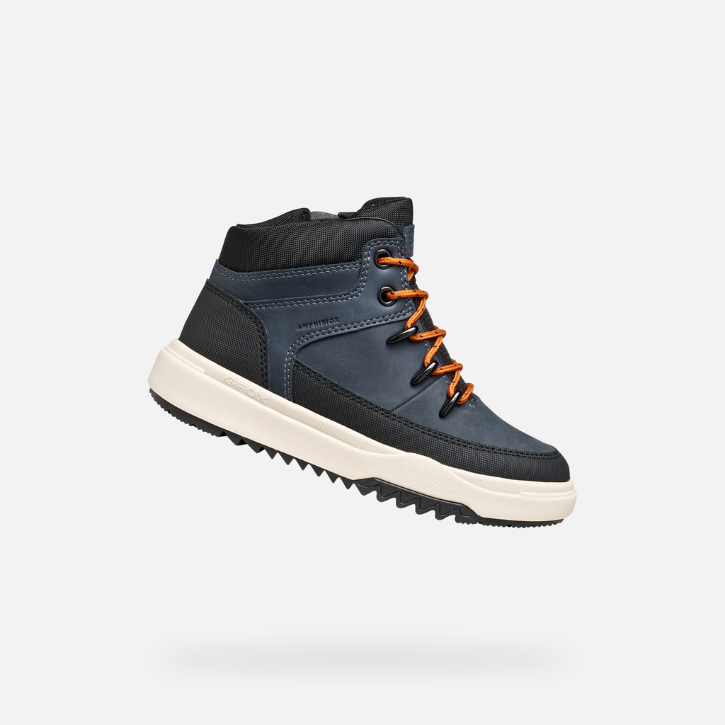 Waterproof boots BUNSHEE ABX BOY Denim - image number 0 | GEOX