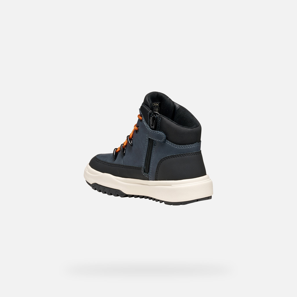 Waterproof boots BUNSHEE ABX BOY Denim - image number 3 | GEOX