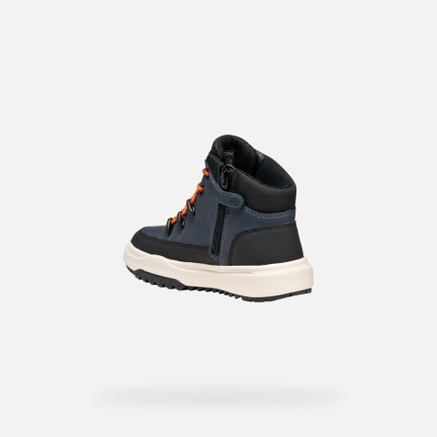 Waterproof boots BUNSHEE ABX BOY Denim - image number 3 | GEOX