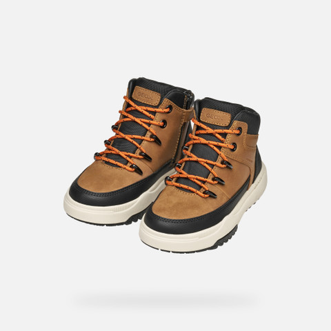 Waterproof boots BUNSHEE ABX BOY Light Brown - image number 7 | GEOX