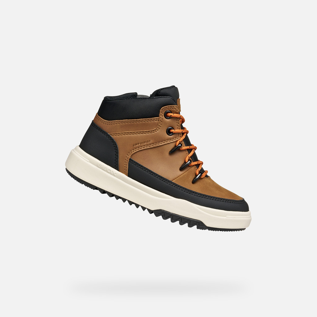 Waterproof boots BUNSHEE ABX BOY Light Brown - image number 0 | GEOX