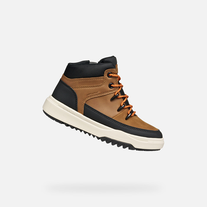 Waterproof boots BUNSHEE ABX BOY Light Brown | GEOX