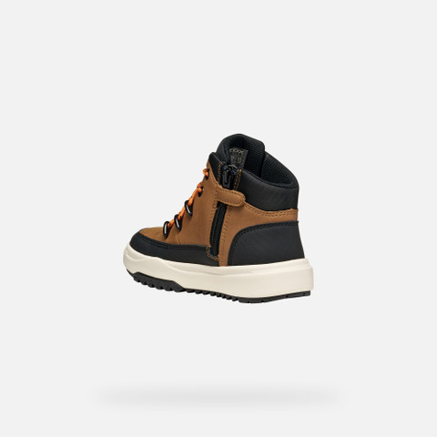 Waterproof boots BUNSHEE ABX BOY Light Brown - image number 3 | GEOX
