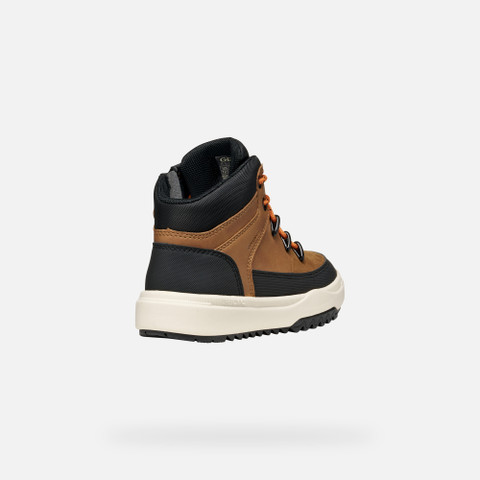 Waterproof boots BUNSHEE ABX BOY Light Brown - image number 4 | GEOX