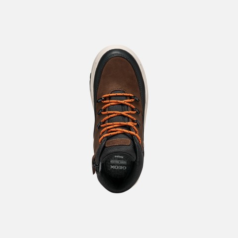 Waterproof ankle boots BUNSHEE ABX BOY Dark Brown - image number 5 | GEOX