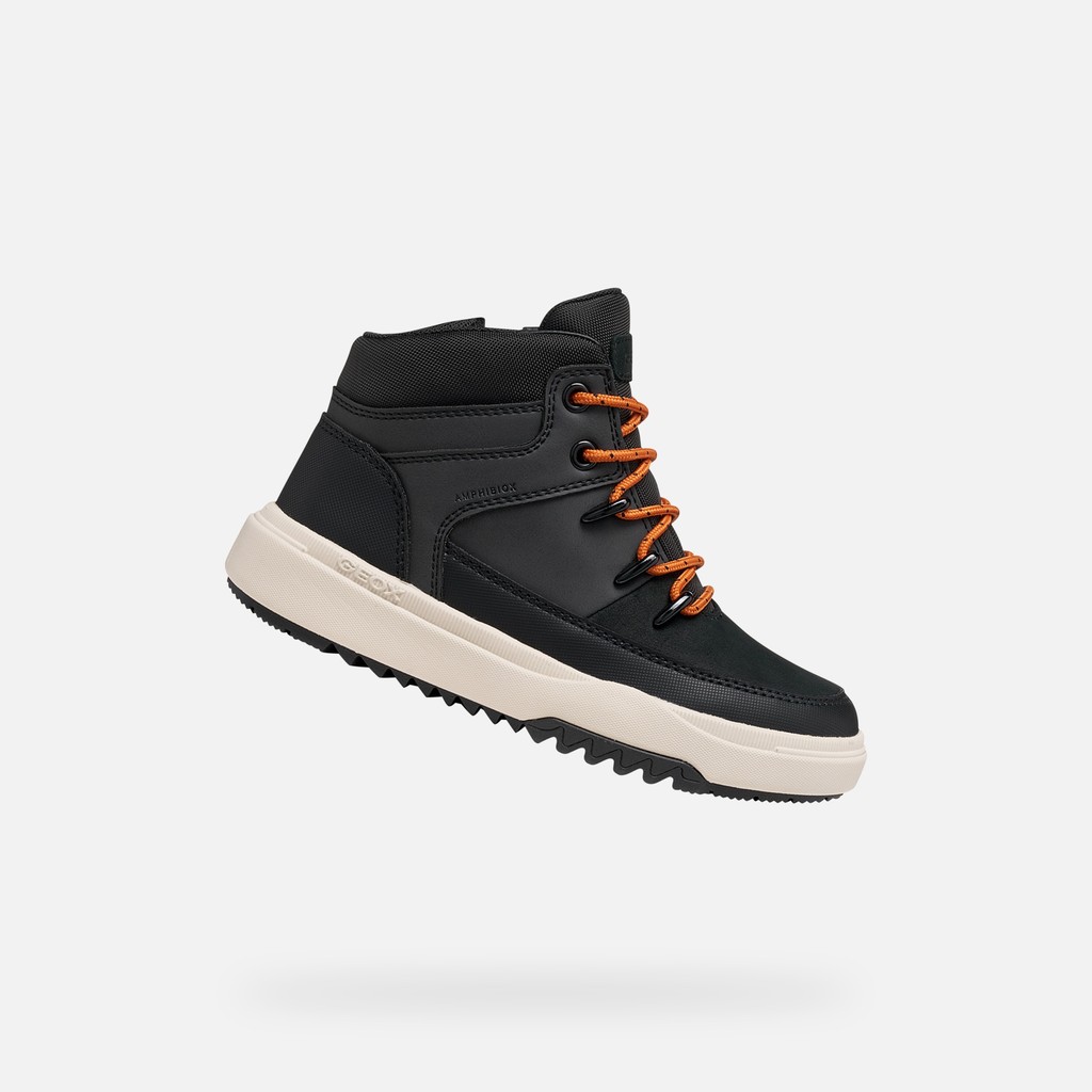 Waterproof ankle boots BUNSHEE ABX BOY Black - image number 0 | GEOX