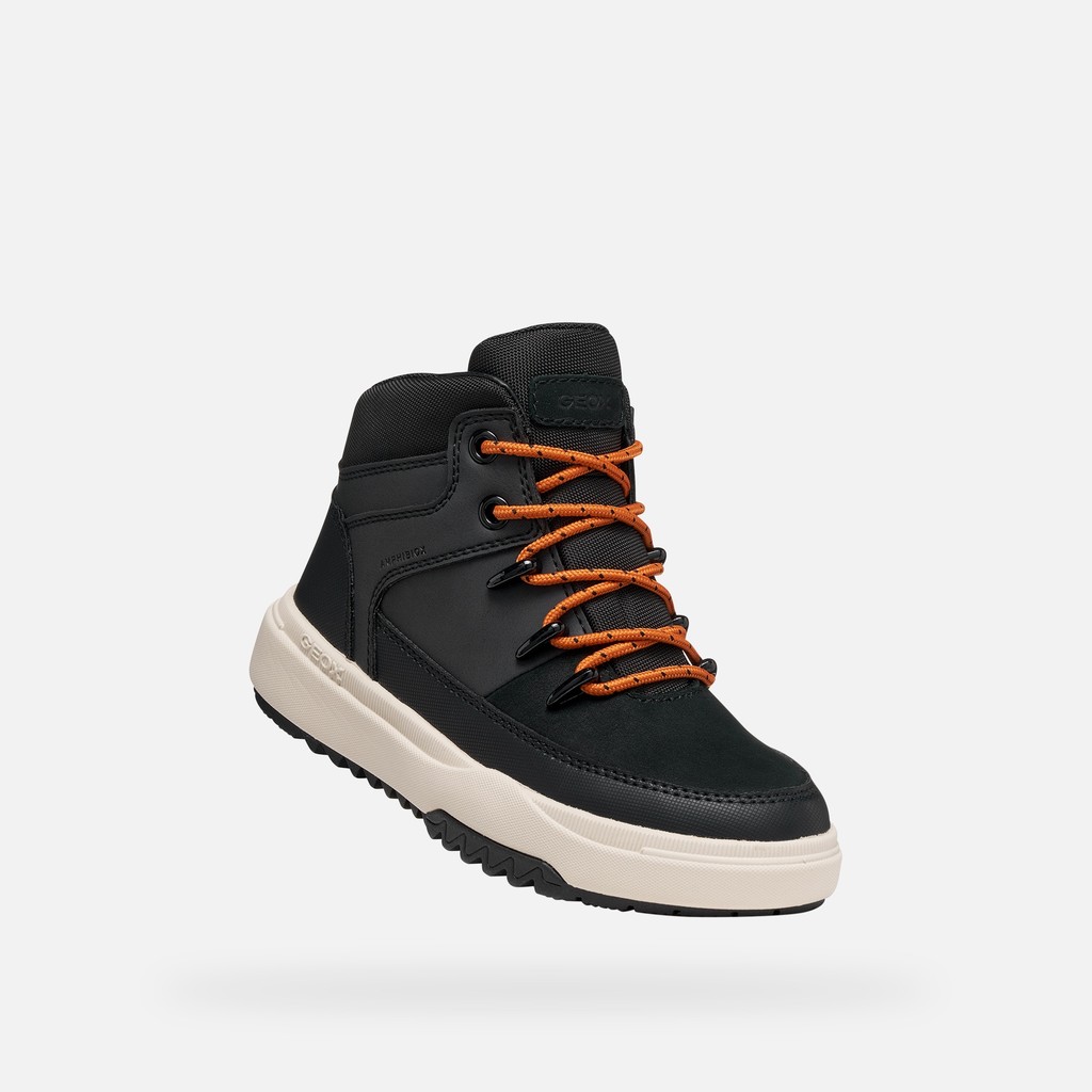Waterproof ankle boots BUNSHEE ABX BOY Black - image number 4 | GEOX