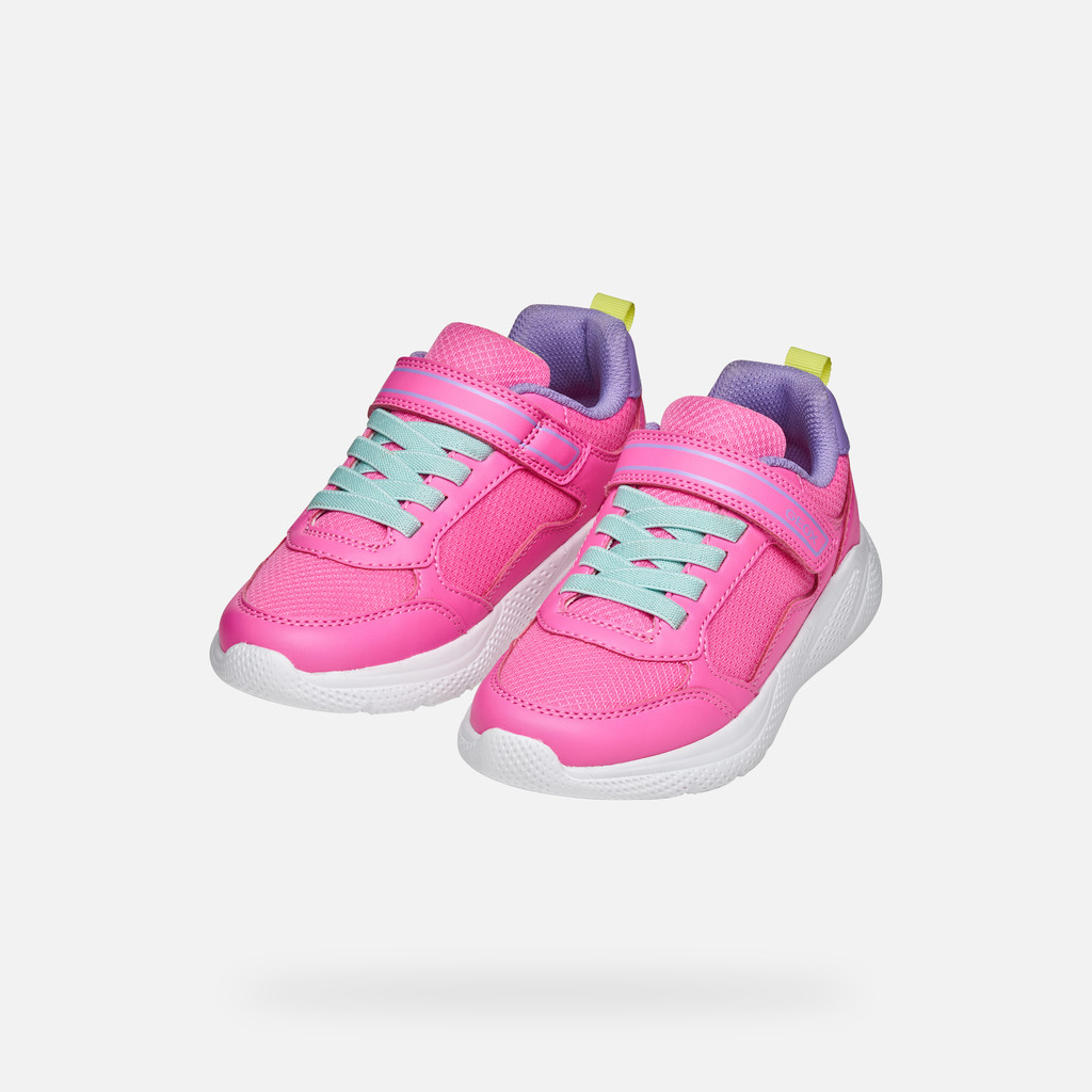 Low top sneakers SPRINTYE GIRL Fluo fuchsia/Dark lilac - image number 7 | GEOX