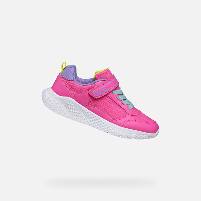 Low top sneakers SPRINTYE GIRL Fluo fuchsia/Dark lilac | GEOX