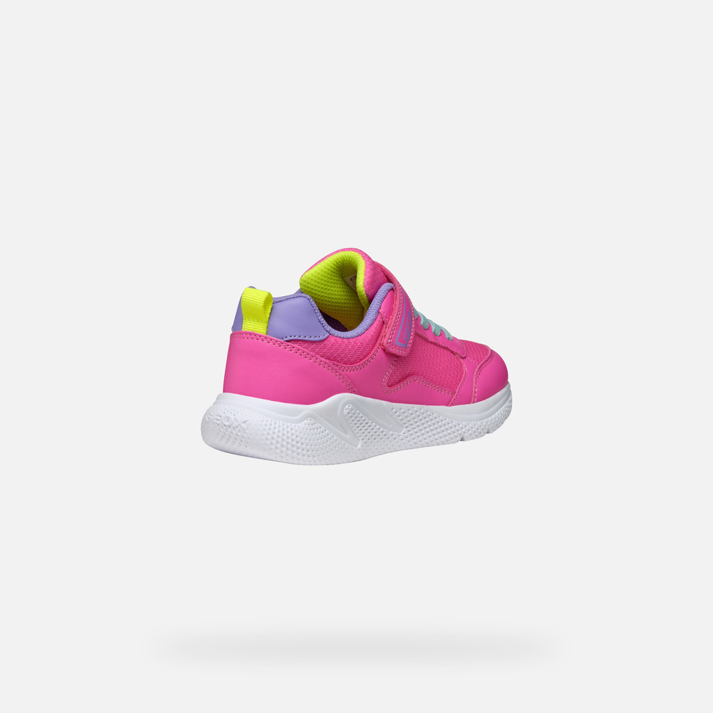 Low top sneakers SPRINTYE GIRL Fluo fuchsia/Dark lilac - image number 4 | GEOX