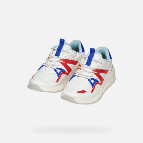 Low top sneakers ROONER BOY White/Red - image number 7 | GEOX