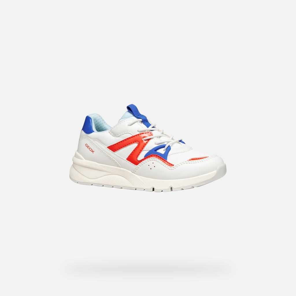 Low top sneakers ROONER BOY White/Red - image number 2 | GEOX