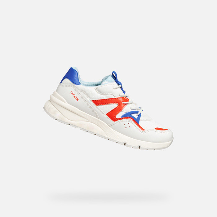 Low top sneakers ROONER BOY White/Red | GEOX