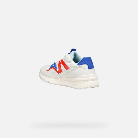 Low top sneakers ROONER BOY White/Red - image number 3 | GEOX