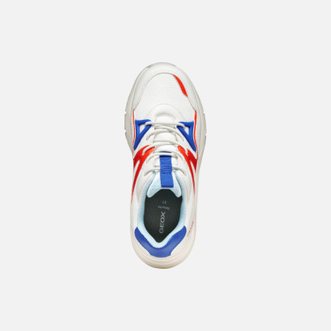 Low top sneakers ROONER BOY White/Red - image number 5 | GEOX