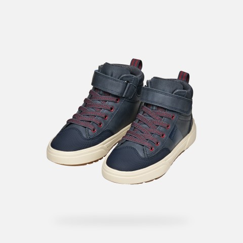 High top sneakers WEEMBLE BOY Navy - image number 7 | GEOX