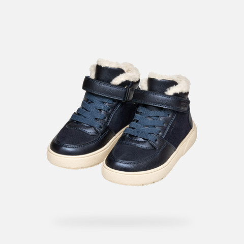 Waterproof trainers THELEVEN ABX GIRL Dark Navy - image number 7 | GEOX