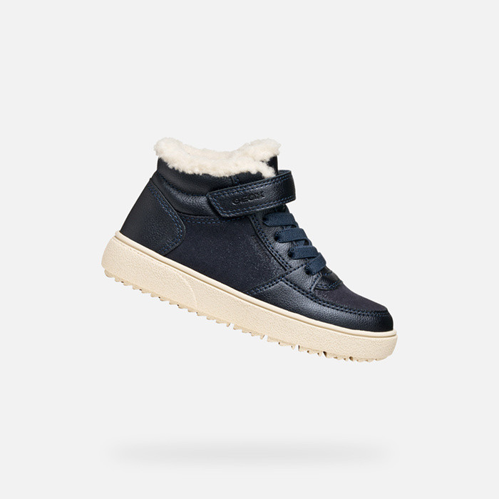 Waterproof trainers THELEVEN ABX GIRL Dark Navy | GEOX