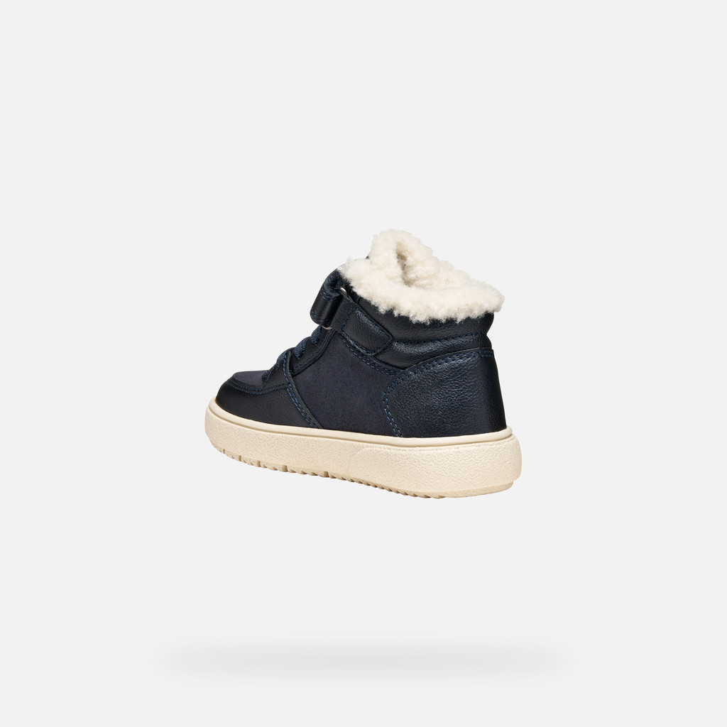 Waterproof trainers THELEVEN ABX GIRL Dark Navy - image number 3 | GEOX