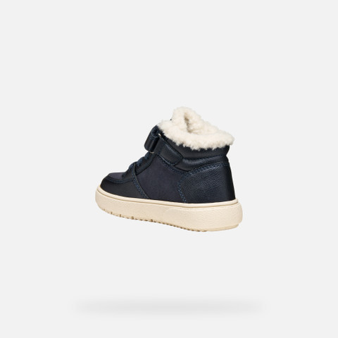 Waterproof trainers THELEVEN ABX GIRL Dark Navy - image number 3 | GEOX