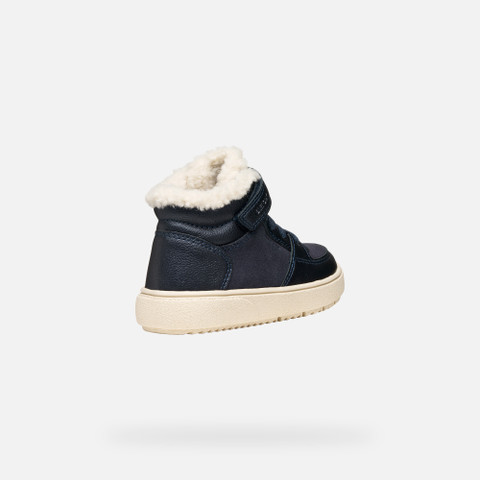 Waterproof trainers THELEVEN ABX GIRL Dark Navy - image number 4 | GEOX