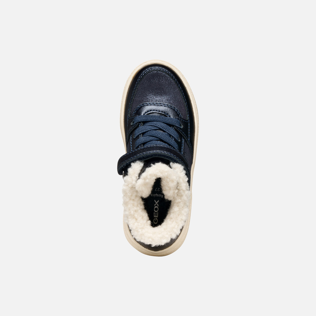 Waterproof trainers THELEVEN ABX GIRL Dark Navy - image number 5 | GEOX