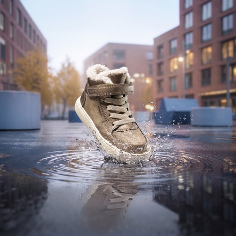 Waterproof trainers THELEVEN ABX GIRL Smoke Grey - image number 1 | GEOX