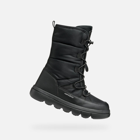Winter boots WILLABOOM ABX GIRL Black | GEOX