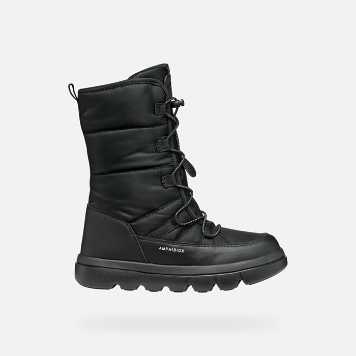 Winter boots WILLABOOM ABX GIRL Black | GEOX