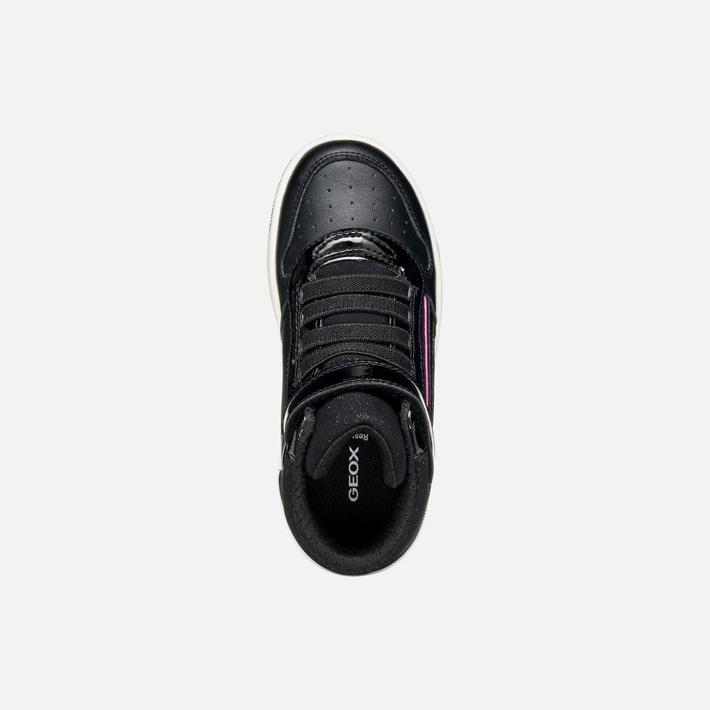 楓ページ Geox® WASHIBA D: Low Top Sneakers black Junior Girl | Geox®