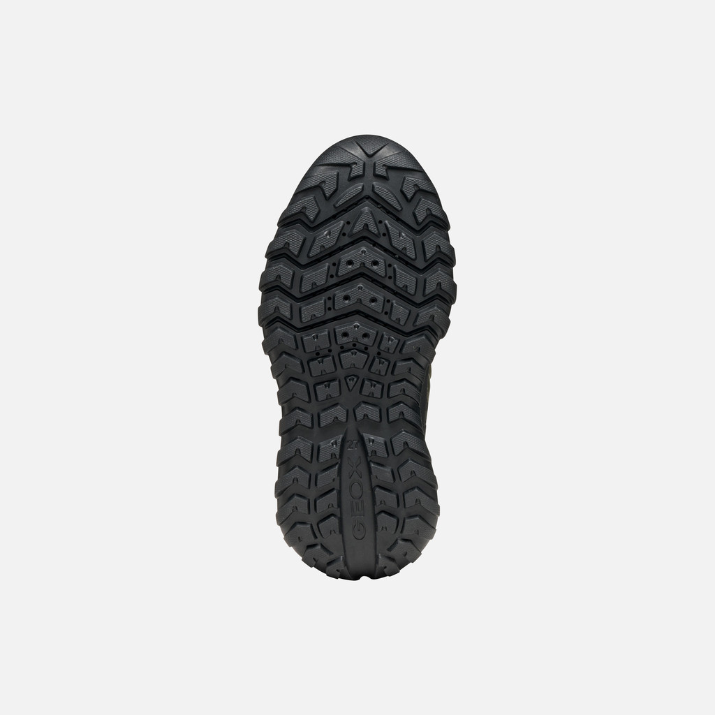 Waterproof ankle boots SIMBYOS ABX BOY Dark Green/Black - image number 6 | GEOX
