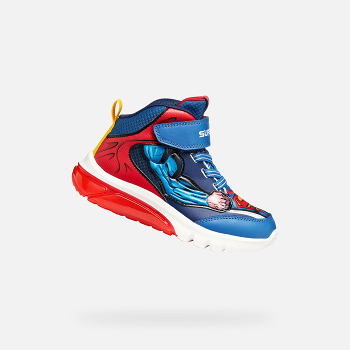 Superman CIBERDRON JUNIOR Bleu/Rouge | GEOX