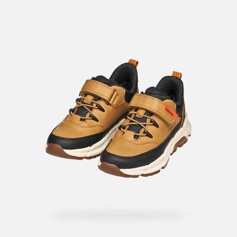 Sneakers basse FLEXYPER PLUS ABX BAMBINO Giallo scuro - image number 8 | GEOX