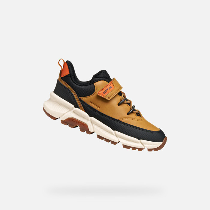 Low top sneakers FLEXYPER PLUS ABX BOY Dark Yellow | GEOX