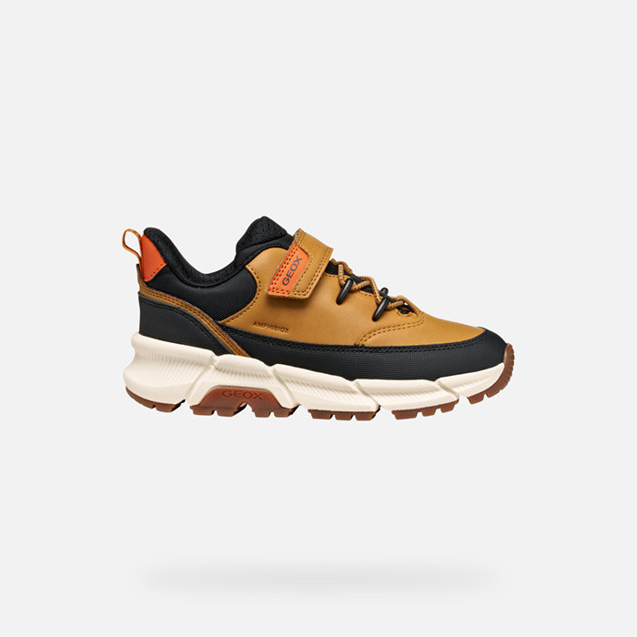 Low top sneakers FLEXYPER PLUS ABX BOY Dark Yellow | GEOX