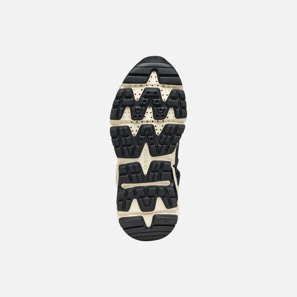 Winter boots FLEXYPER PLUS ABX JUNIOR Navy/Dark Orange - image number 6 | GEOX