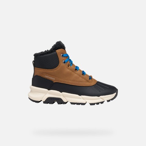 Ankle boots FLEXYPER PLUS ABX BOY Brown - image number 1 | GEOX