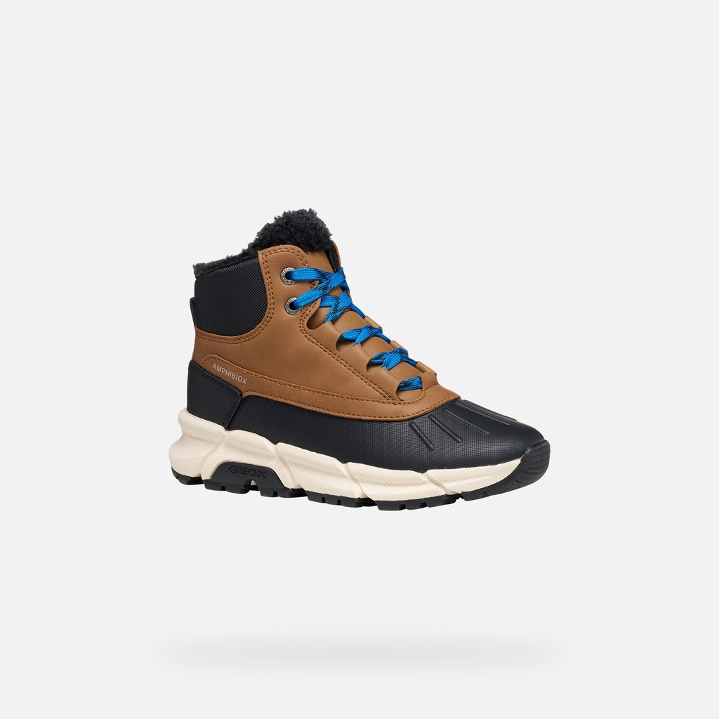 Ankle boots FLEXYPER PLUS ABX BOY Brown - image number 2 | GEOX